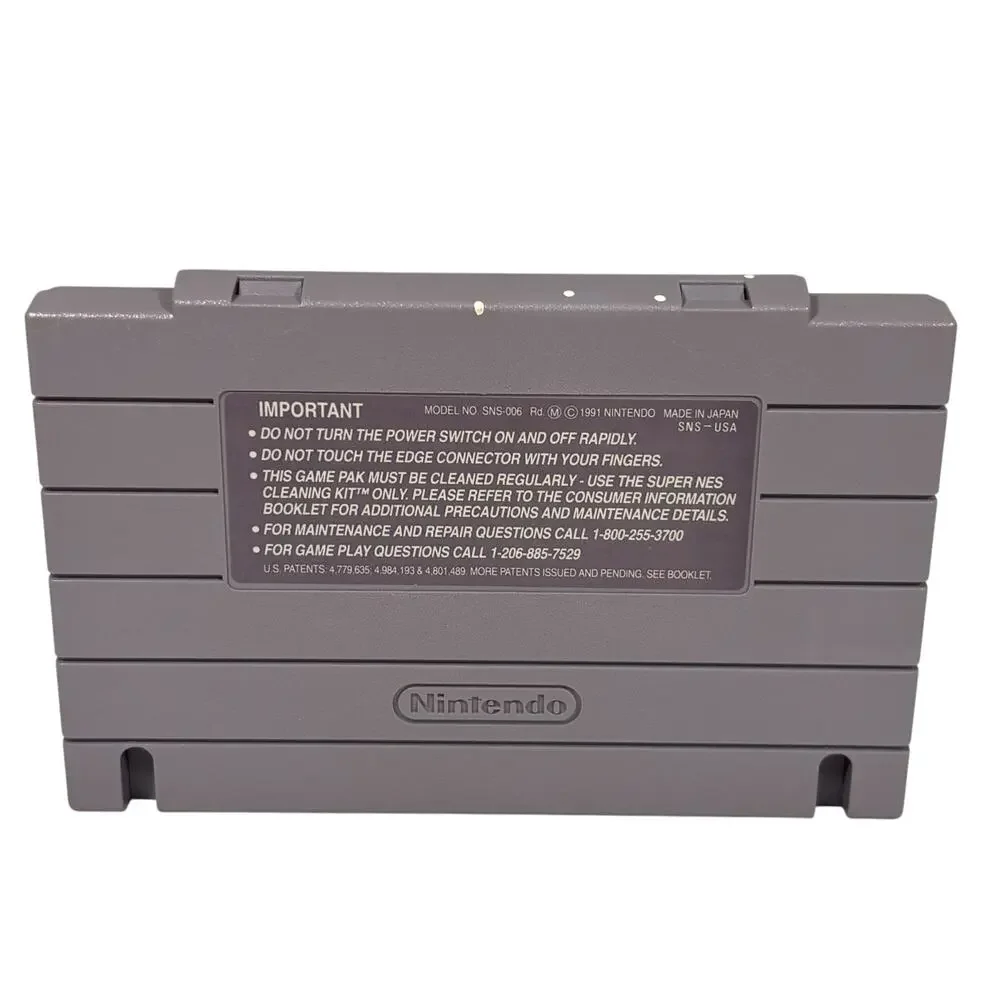 Super Nintendo SNES F-ZERO Vintage Video Game Cartridge TESTED WORKS